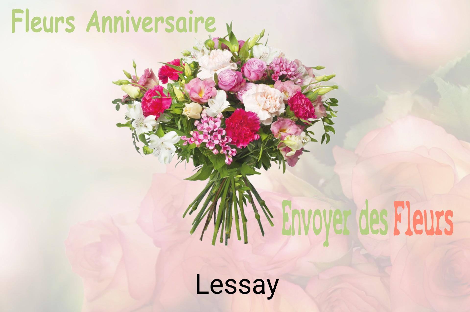 Bouquet de fleurs d’anniversaire livré à Lessay