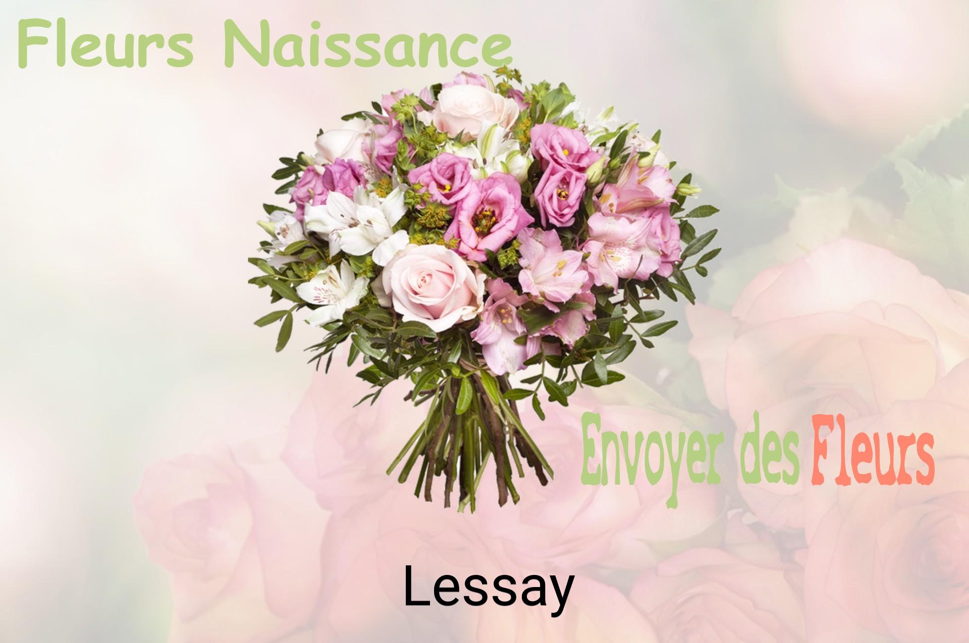 Bouquet de fleurs de naissance livré à Lessay